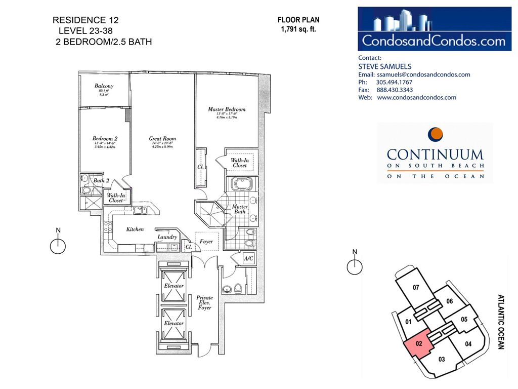 Continuum South - Unit #12 with 1791 SF