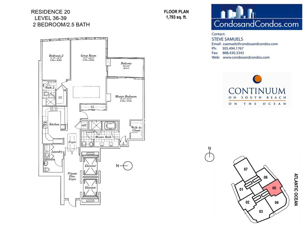 Continuum South - Unit #20 with 1793 SF