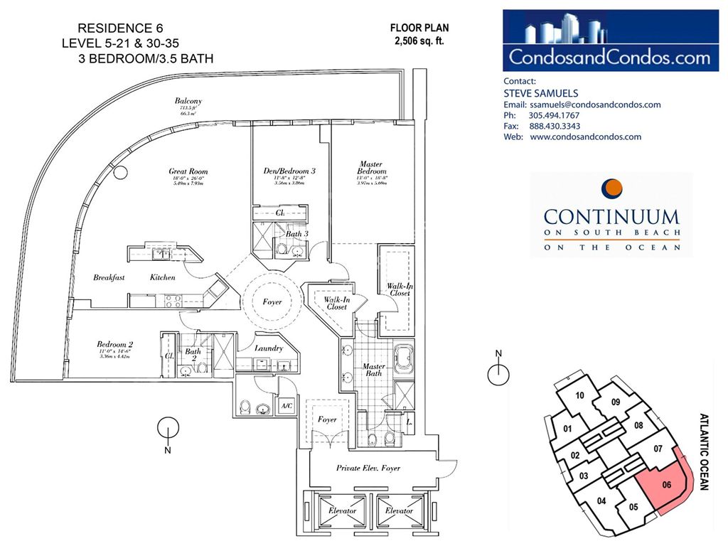 Continuum South - Unit #06 with 2506 SF