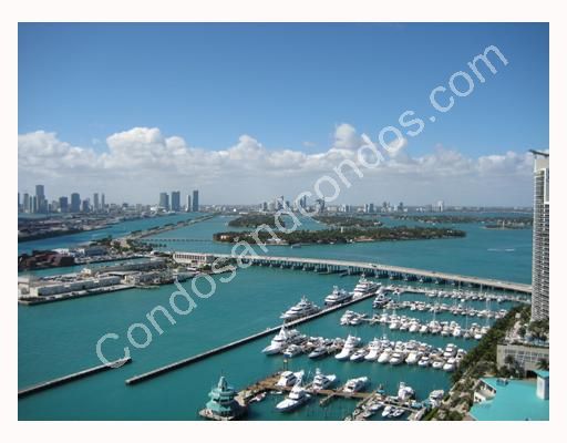 Sprawling waterways and distant Miami skyline