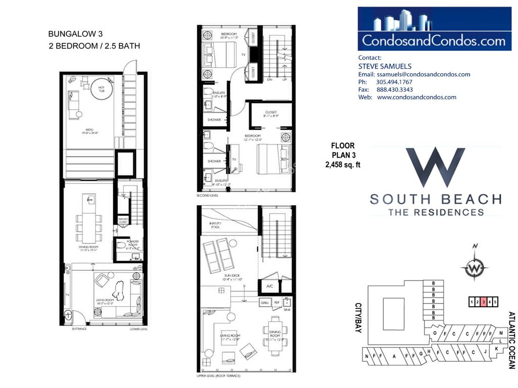 W South Beach - Unit #Bungalow 03 with 2458 SF