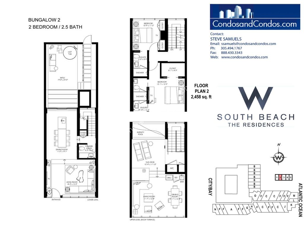 W South Beach - Unit #Bungalow 02 with 2458 SF