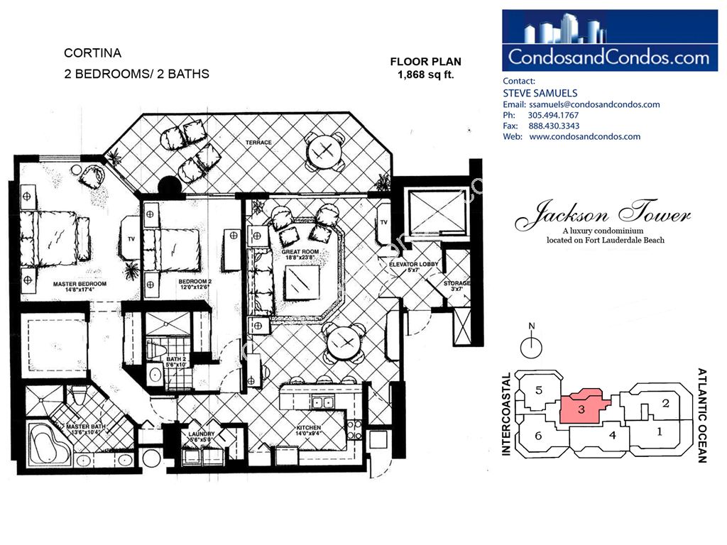 Jackson Tower - Unit #Cortina 03 with 1868 SF