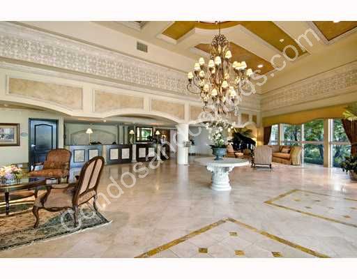 Dramatic 2-story lobby with 24 hour valet service and security