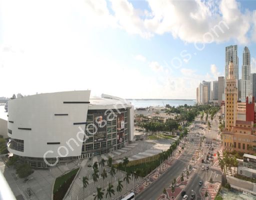 American Airlines Arena just across the street