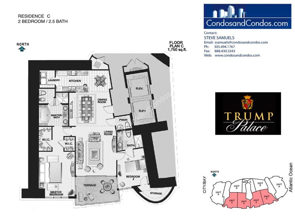 Trump Palace - Unit #C with 1750 SF