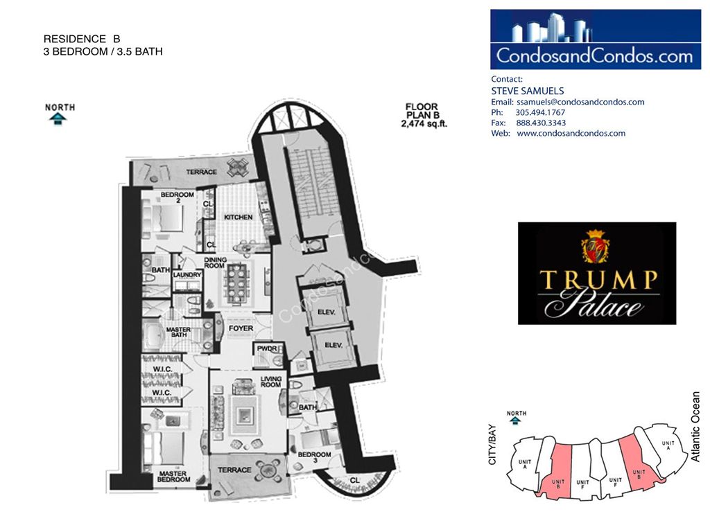 Trump Palace - Unit #B with 2474 SF