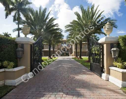 Grand gated entrance