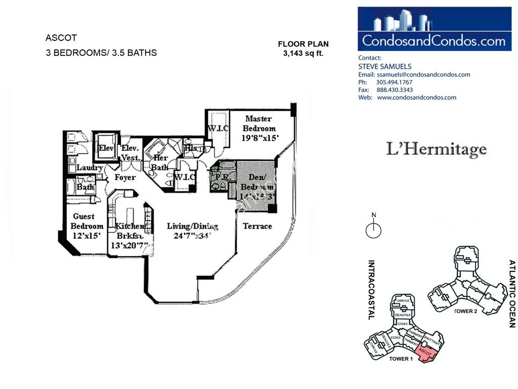 L Hermitage I - Unit #Ascot with 3143 SF