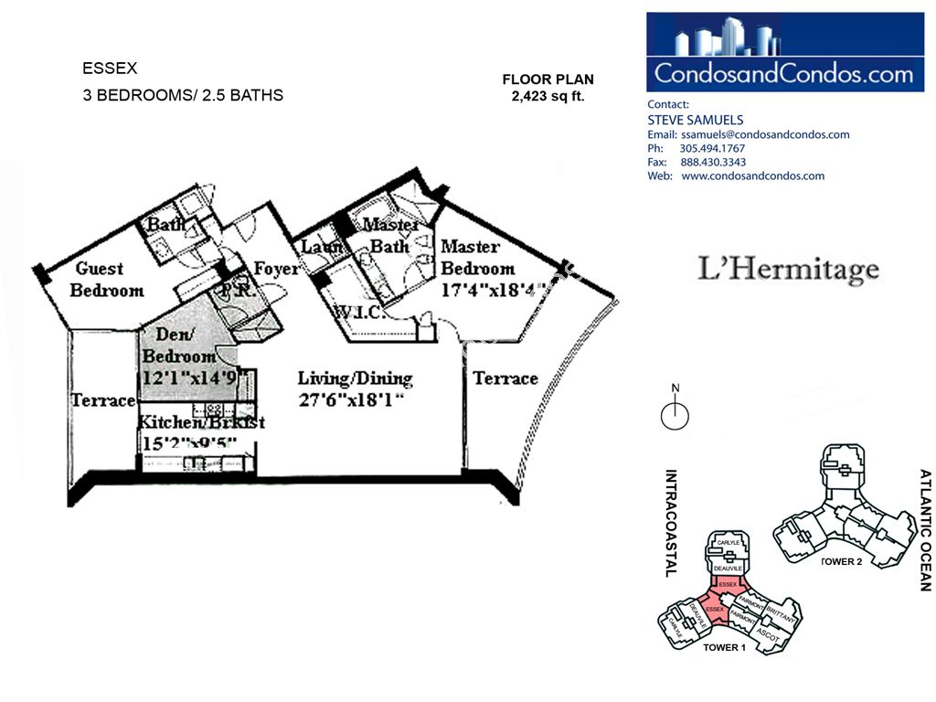 L Hermitage I - Unit #Essex with 2423 SF