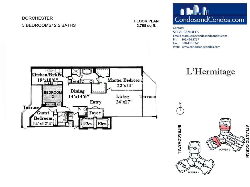 L Hermitage II - Unit #Dorchester with 2765 SF