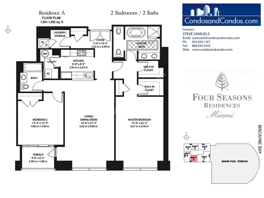 Four Seasons - Unit #A with 1641 SF