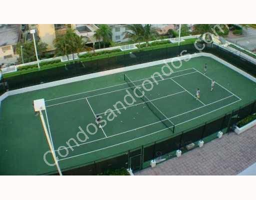 Private tennis courts