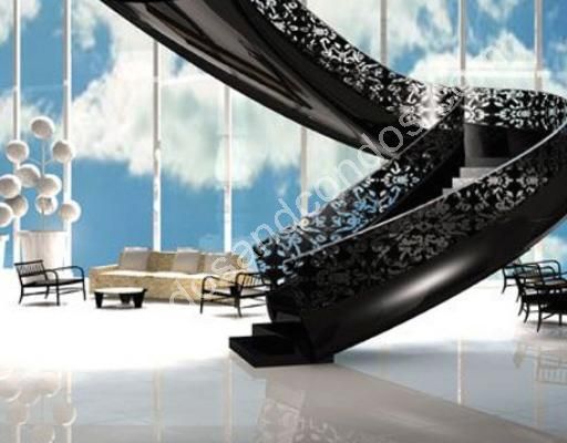 Whimsical grand staircase