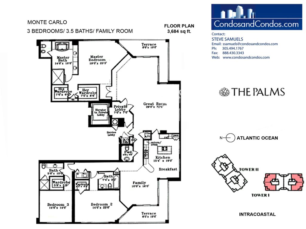 Palms II - Unit #Monte Carlo with 3684 SF