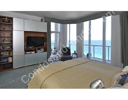 Bedroom with private terrace and ocean vista