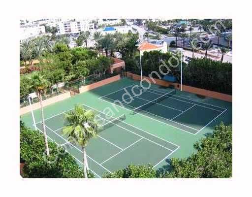 2 well-maintained lighted tennis courts