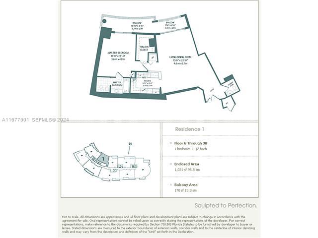 Photo of 901 Brickell Key Boulevard 1701 #1701 listing for Sale