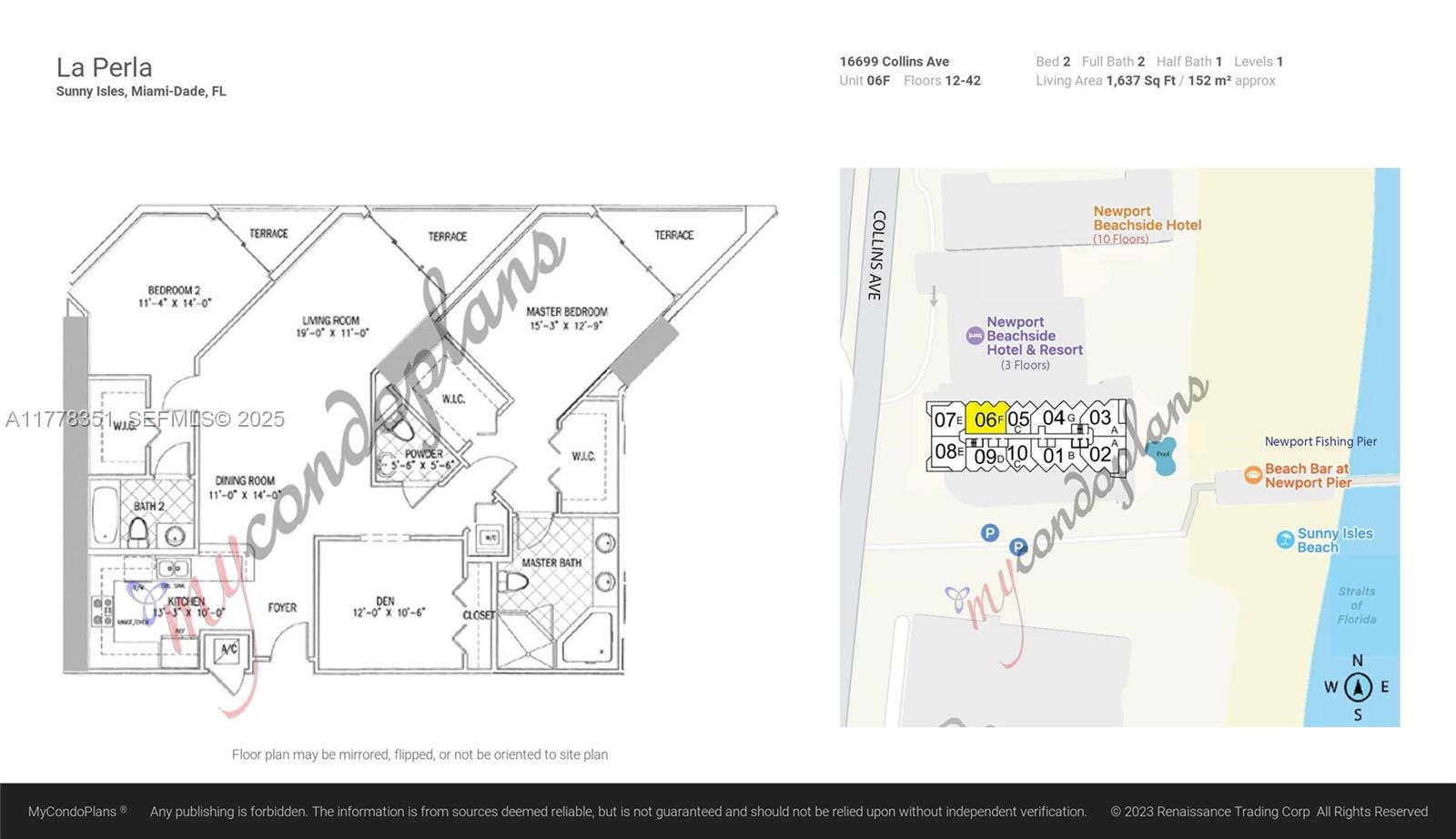 Photo of 16699 Collins Avenue 2406 #2406 listing for Sale
