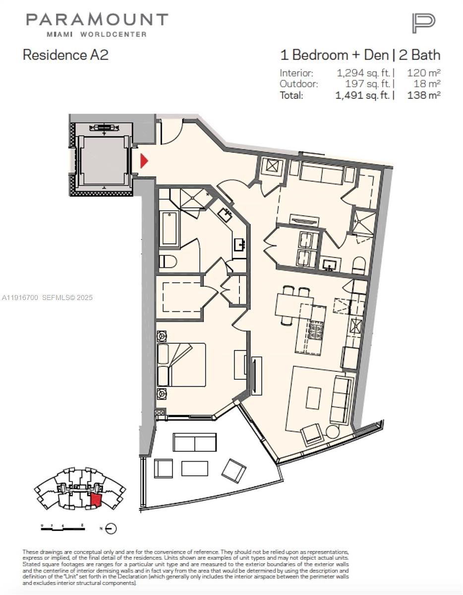 Photo of 851 NE 1st Avenue 1810 #1810 listing for Sale
