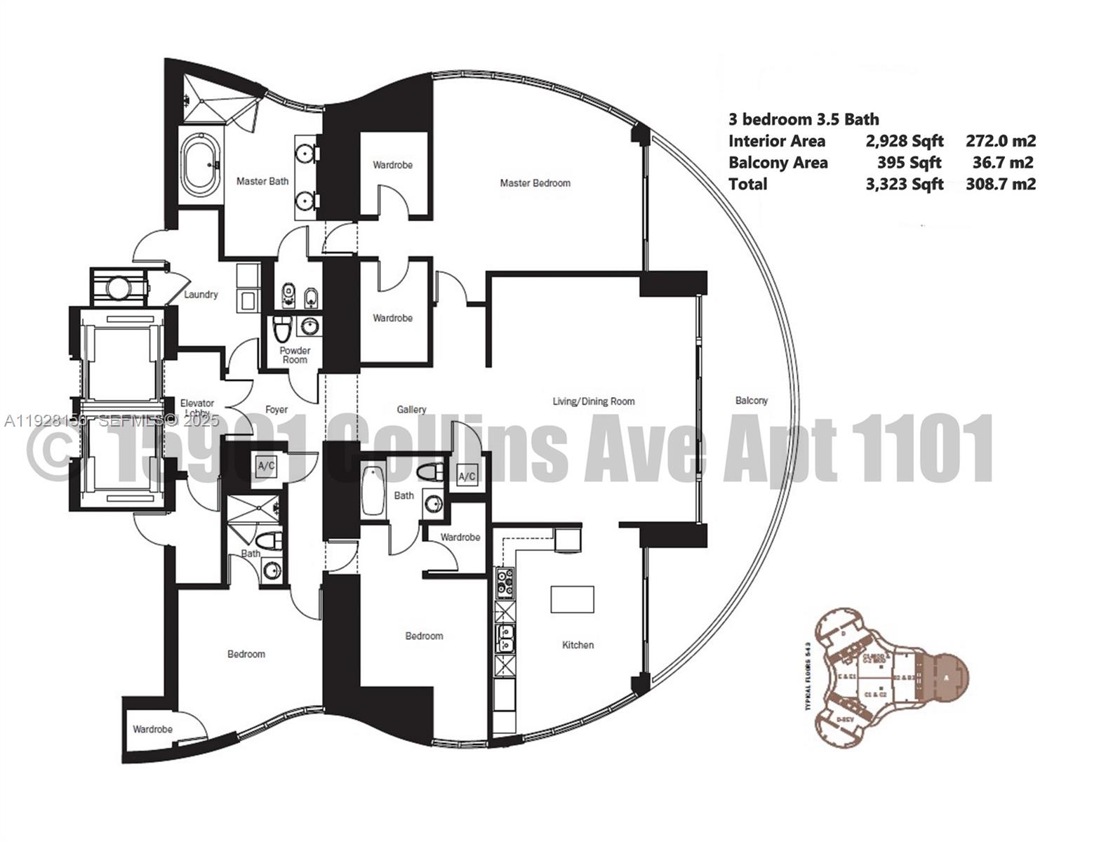 Photo of 15901 Collins Avenue 1101 #1101 listing for Sale