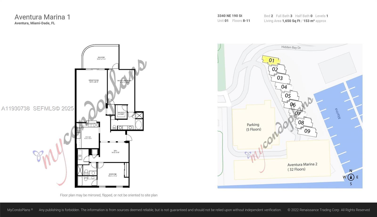 Photo of 3340 NE 190th Street 1101 #1101 listing for Sale