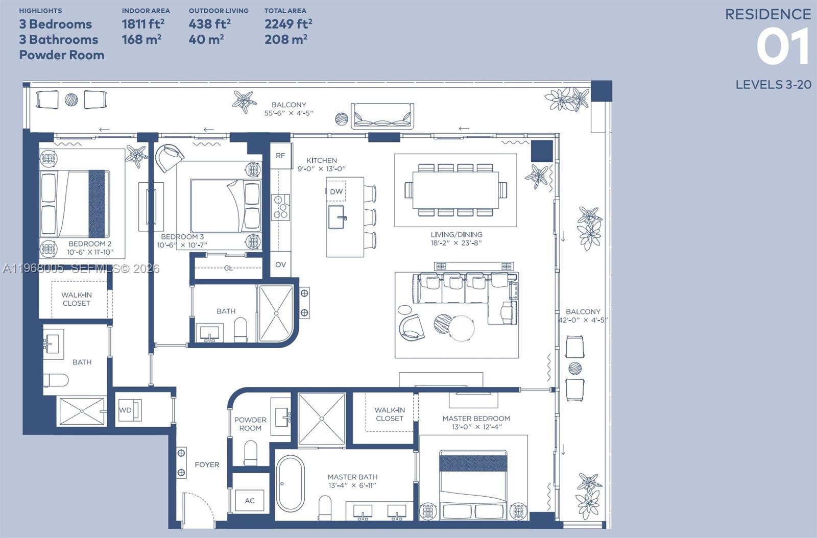 Photo of 2678 Tigertail Avenue 1501 #1501 listing for Sale