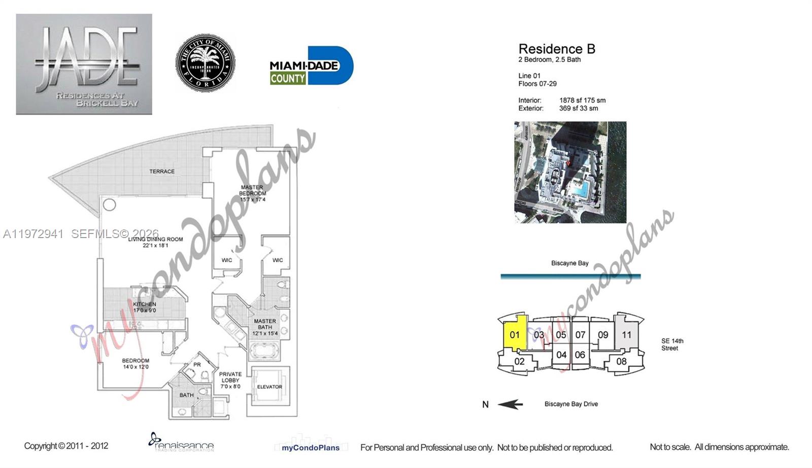 Photo of 1331 Brickell Bay Drive 1901 #1901 listing for Sale