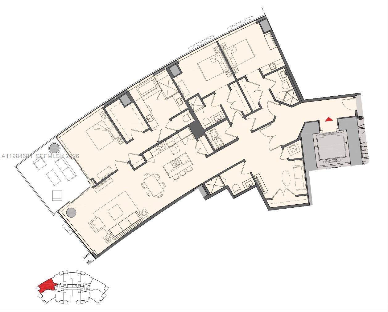 Photo of 851 NE 1st Avenue 3601 #3601 listing for Sale