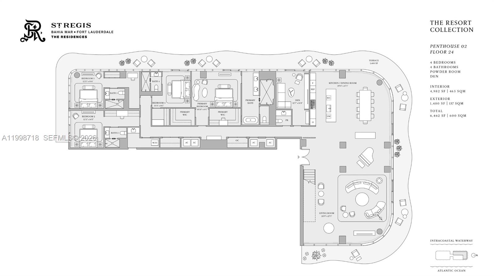 Photo of 801 Seabreeze Boulevard PH2406 #PH2406 listing for Sale