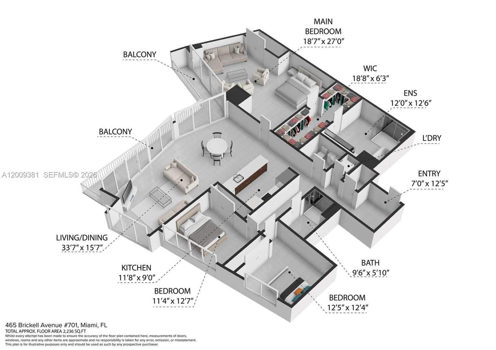 Photo of 465 Brickell Avenue 701 #701 listing for Sale