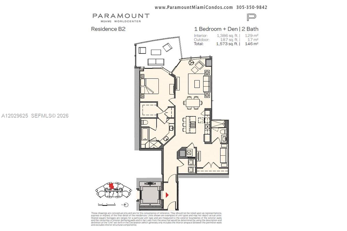 Photo of 851 NE 1st Avenue 1705 #1705 listing for Sale