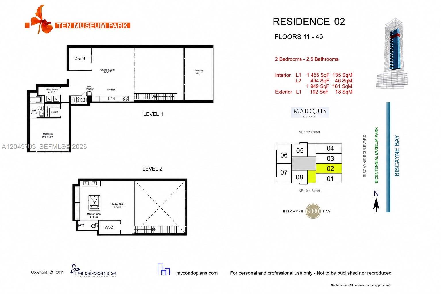 Photo of 1040 Biscayne Boulevard 3802 #3802 listing for Sale