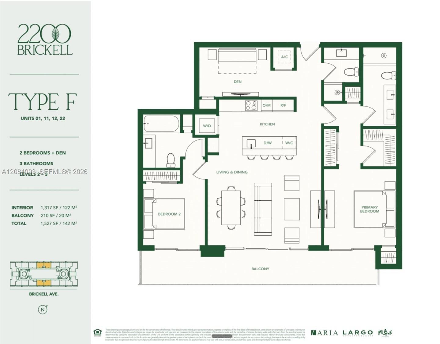 Photo of 2200 Brickell Avenue 422 #422 listing for Sale