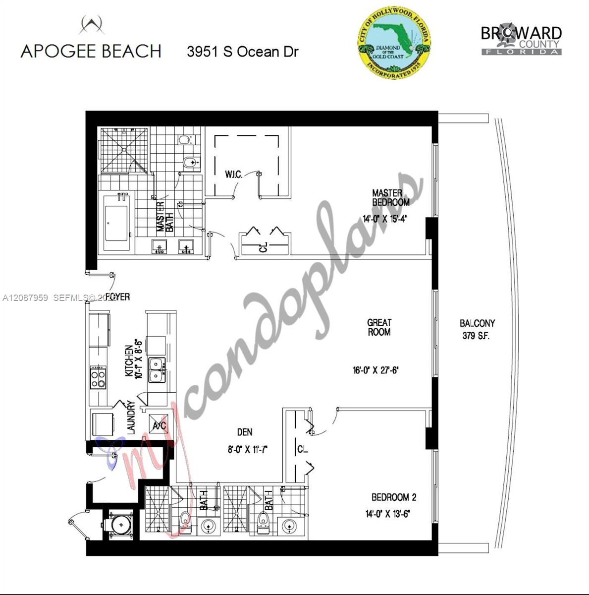 Photo of 3951 S Ocean Drive 1002 #1002 listing for Sale