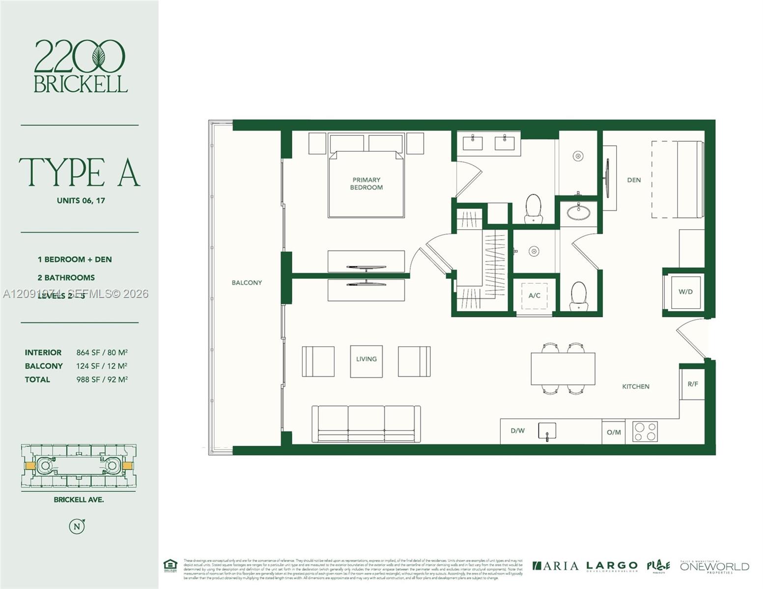 Photo of 2200 Brickell Avenue 406 #406 listing for Sale