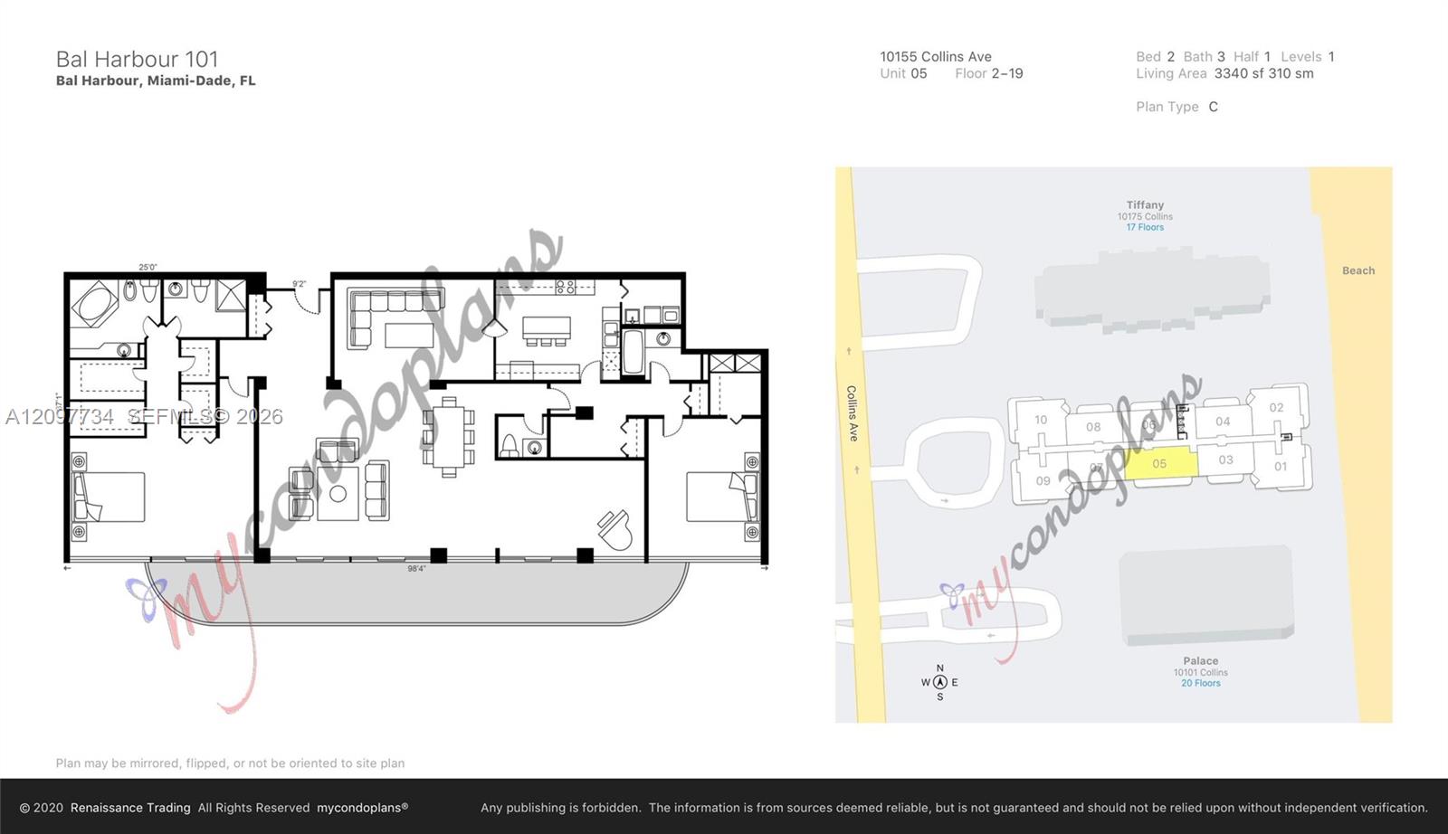 Photo of 10155 Collins Avenue 305 #305 listing for Sale