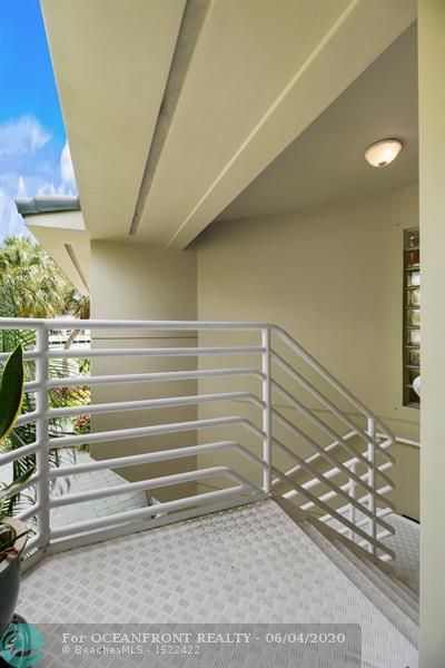 Staircase access to guest house