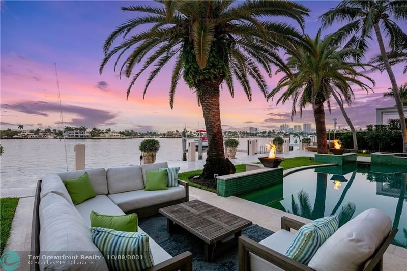 Pool/outdoor area with Intracoastal views