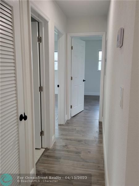Hallway towards Bedrooms and Bathrooms