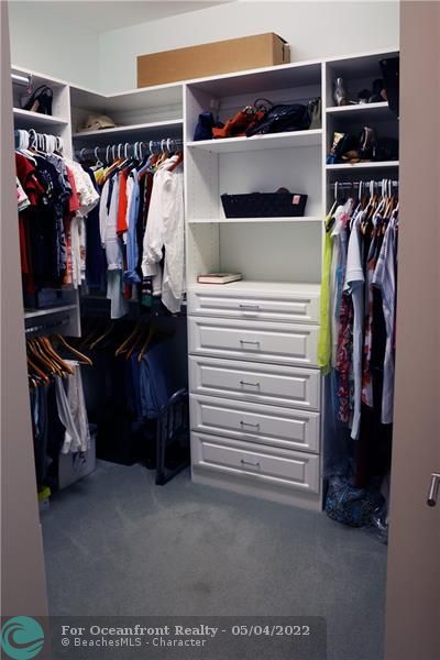 one of 2 primary closets