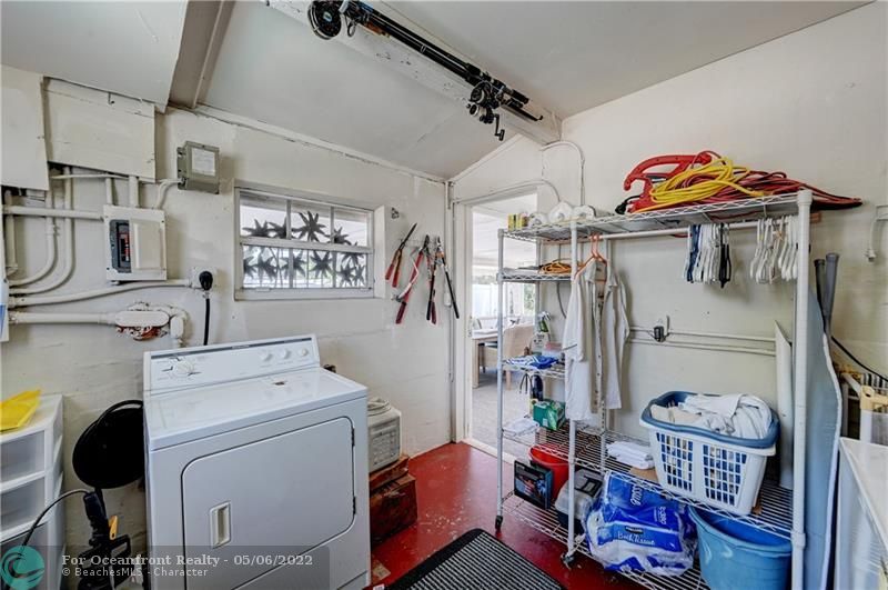 laundry room and storage