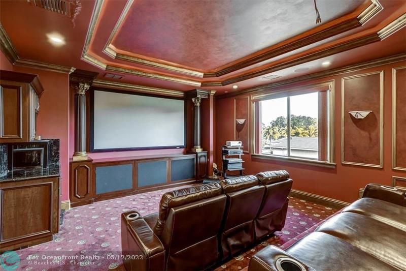 Sound proof theater room