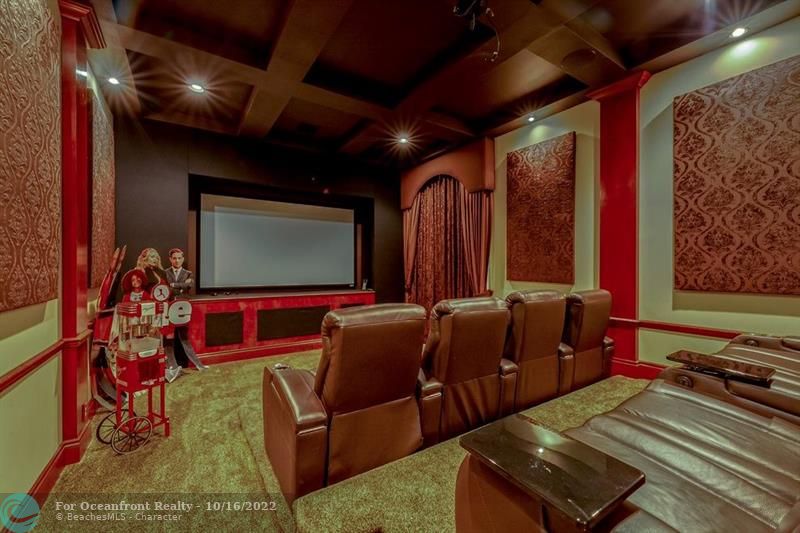 8 Person Theater Seating Room