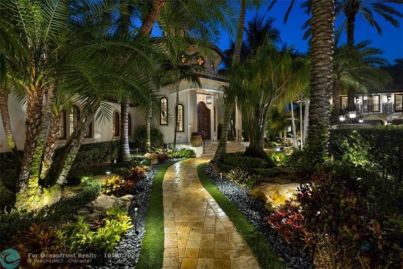 Meandering Paths Lushly Landscaped with Ultimate Privacy