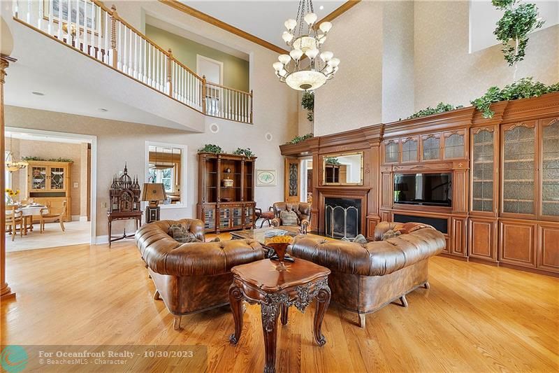 Family Room w/ Fireplace