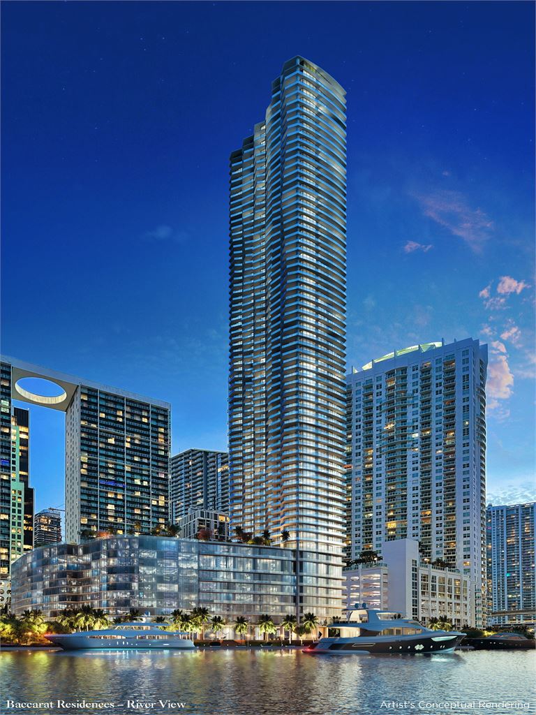 Baccarat Residences Miami 99 SE 5th St. Brickell FL 33131